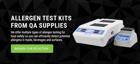 Allergens testing .